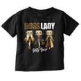 thumbnail image 1 of Betty Boop Cheetah Print Boss Lady Youth T Shirt Tee Girls Infant Toddler Brisco Brands 6M, 1 of 4
