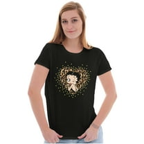 Betty Boop Cheetah Print Heart Women's T Shirt Ladies Tee Brisco Brands S