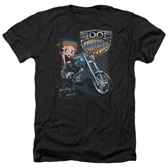 Betty Boop - Choppers - Heather Short Sleeve Shirt - Medium