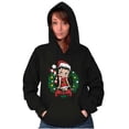 thumbnail image 1 of Betty Boop Christmas Santa Wreath Hoodie Sweatshirt Women Brisco Brands S, 1 of 6