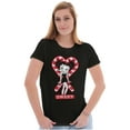 thumbnail image 1 of Betty Boop Christmas Sweet Candy Cane Women's T Shirt Ladies Tee Brisco Brands S, 1 of 2