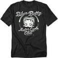 thumbnail image 1 of Betty Boop T-Shirt Chromed Logo Unisex Graphic Tee For Men & Women, 1 of 7