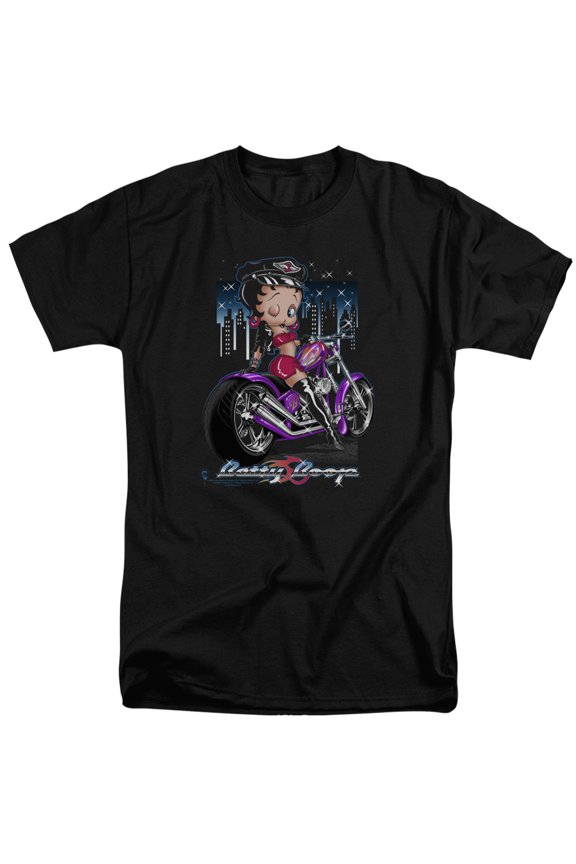 Betty Boop - City Chopper - Tall Fit Short Sleeve Shirt - XX-Large