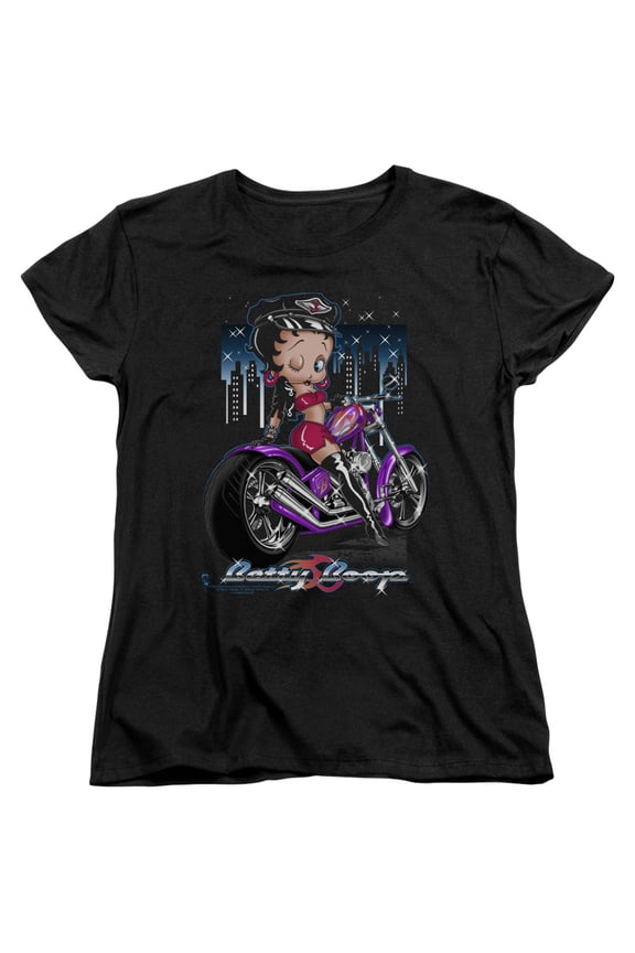 Betty Boop - City Chopper - Women's Short Sleeve Shirt - Medium