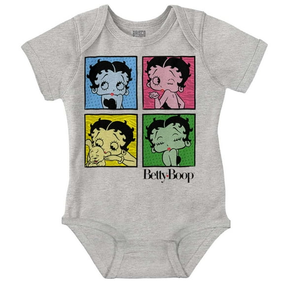 Betty Boop Classic Cartoon Cute Bodysuit Jumper Girls Infant Baby Brisco Brands 24M