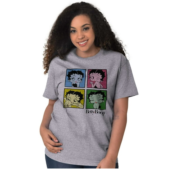 Betty Boop Classic Cartoon Cute Women's Graphic T Shirt Tees Brisco Brands S