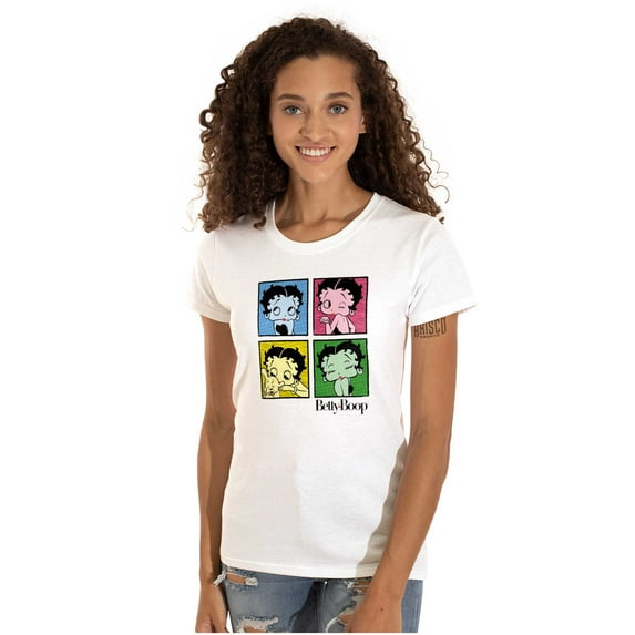 Betty Boop Classic Cartoon Cute Women's T Shirt Ladies Tee Brisco Brands S