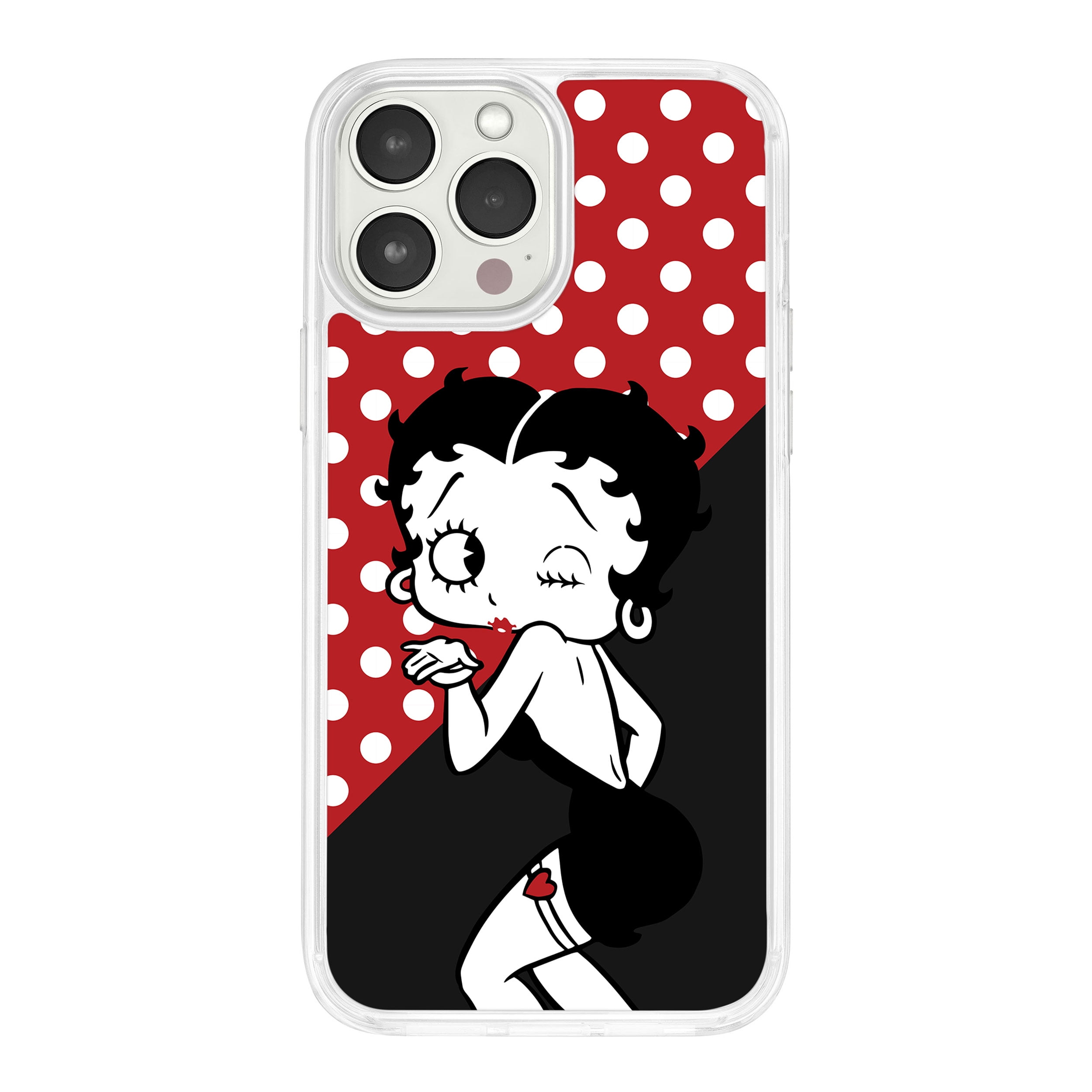Betty Boop Motor Love-Sac pour Téléphone Portable, Noir