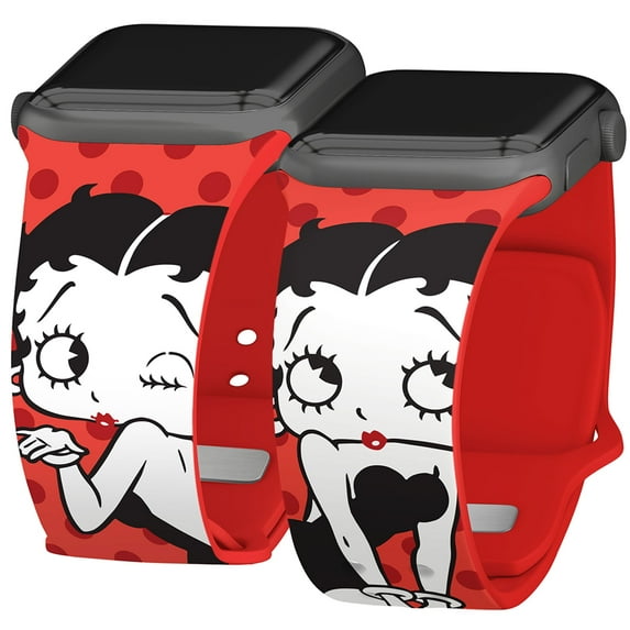 Betty Boop Classic HD Watch Band for Apple Watch - 38/40/41mm(42mm Series 10/11) Long Beautiful Betty by Affinity Bands