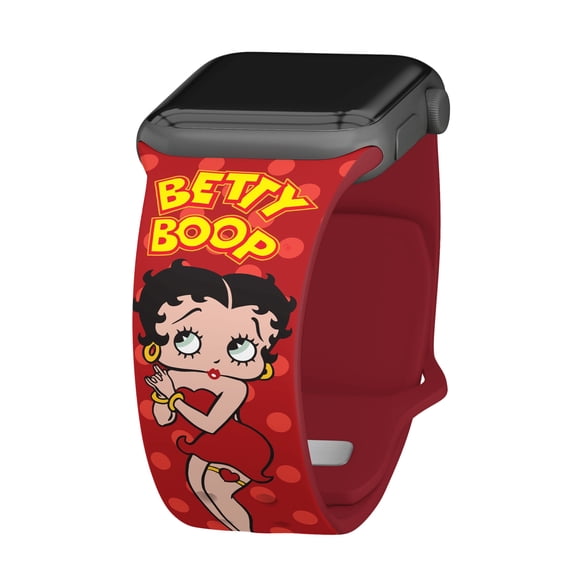 Betty Boop Classic HD Watch Band for Apple Watch - 38/40/41mm(42mm Series 10/11) Short Bold & Boop by Affinity Bands
