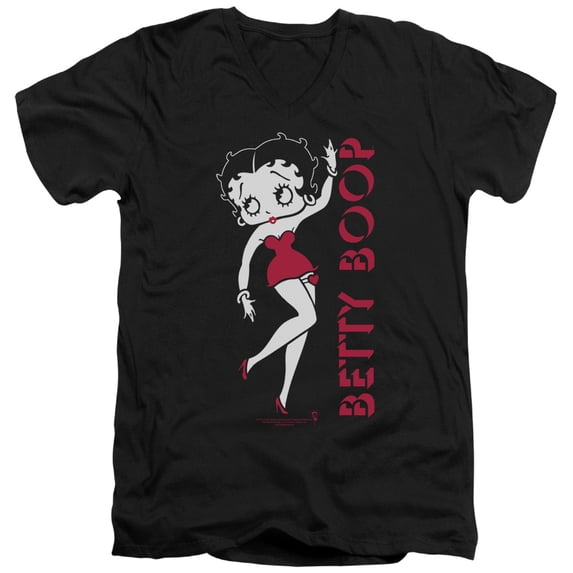 Betty Boop - Classic - Slim Fit V Neck Shirt - X-Large