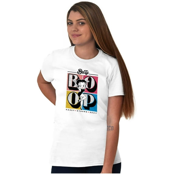 Betty Boop Classic Strong Cutie Women Plus Size Graphic Tee Tees Brisco Brands 5X