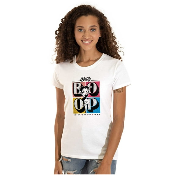 Betty Boop Classic Strong Cutie Women's Plus Size Shirt Brisco Brands 3X