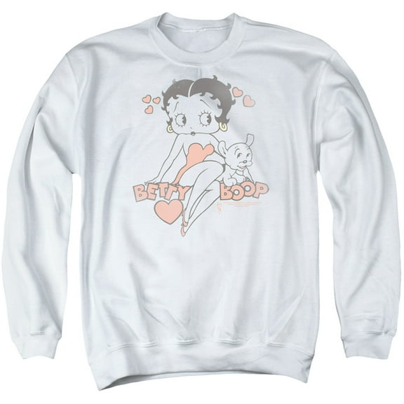 Betty Boop - Classic With Pup - Crewneck Sweatshirt - XXX-Large