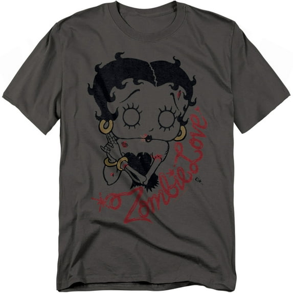 Betty Boop Classic Zombie Mens Short Sleeve Shirt
