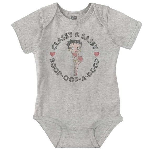 Betty Boop Classy and Sassy Cute Bodysuit Jumper Girls Infant Baby Brisco Brands 18M