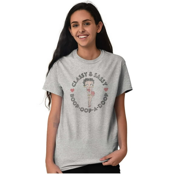 Betty Boop Classy and Sassy Cute Women's Graphic T Shirt Tees Brisco Brands S