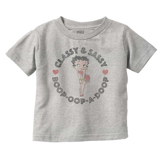 Betty Boop Classy and Sassy Cute Youth T Shirt Tee Girls Infant Toddler Brisco Brands 6M