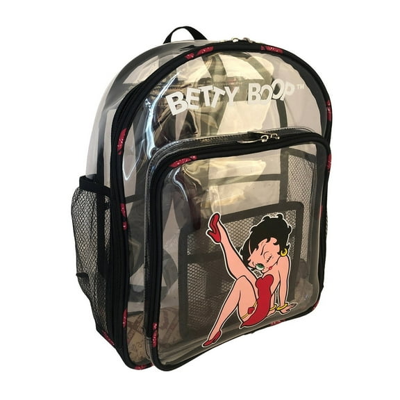 Betty Boop Clear Backpack 15" - BPT91915 (BPT91915#7B)