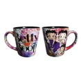 thumbnail image 1 of Betty Boop Colorful Collage Mug, Black Interior 12oz, 1 of 2
