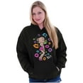 thumbnail image 1 of Betty Boop Colorful Kissing Lips Hoodie Sweatshirt Women Brisco Brands S, 1 of 4