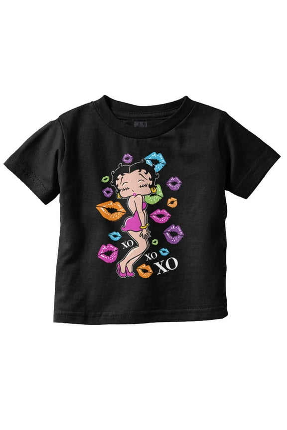 Colorful Kissing Lips Youth T Shirt Tee Girls Infant Toddler Brisco Brands 5T