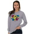 thumbnail image 1 of Betty Boop Conversation Hearts Cute Women Plus Size Long Sleeve Tee Brisco Brands 2X, 1 of 2