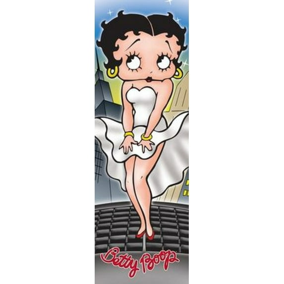 Betty Boop - Cool Breeze Door Laminated Poster (12 x 36)
