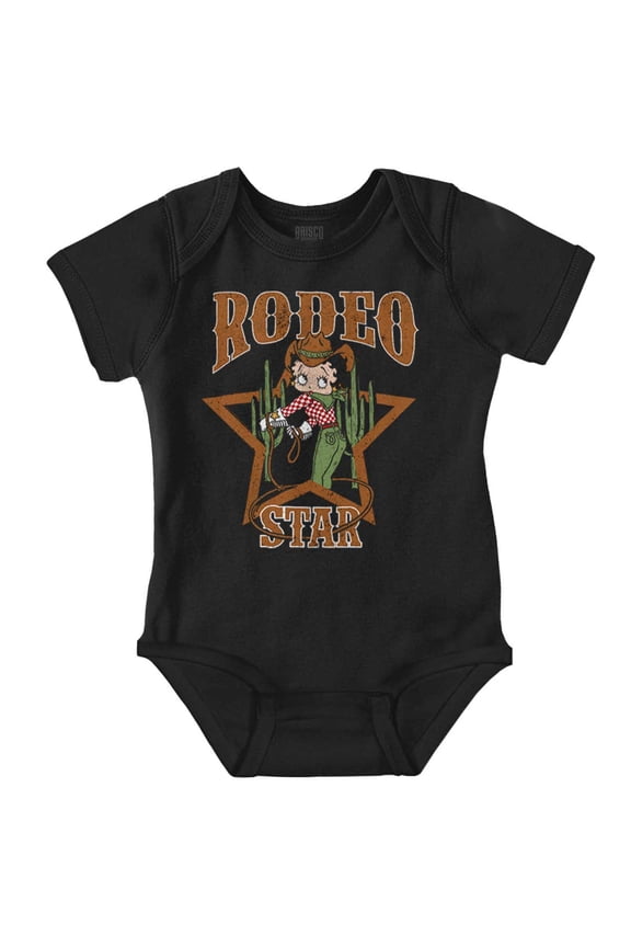 Cowgirl Rodeo Star Cartoon Bodysuit Jumper Girls Infant Baby Brisco Brands 24M