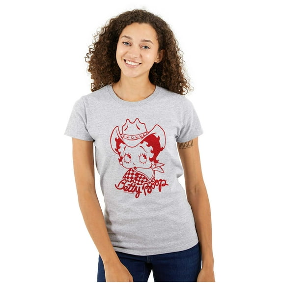 Betty Boop Cowgirl Southern Country Women's Plus Size Shirt Brisco Brands 2X