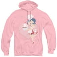 thumbnail image 1 of Betty Boop Cupcake Adult Pullover Hoodie Sweatshirt Pink, 1 of 1