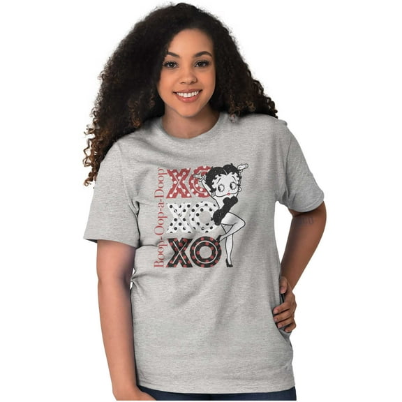 Betty Boop Cute Adorable Women Plus Size Graphic Tee Tees Brisco Brands 2X