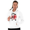 thumbnail image 1 of Betty Boop Cute Sassy Kissy Face Hoodie Sweatshirt Women Brisco Brands M, 1 of 6
