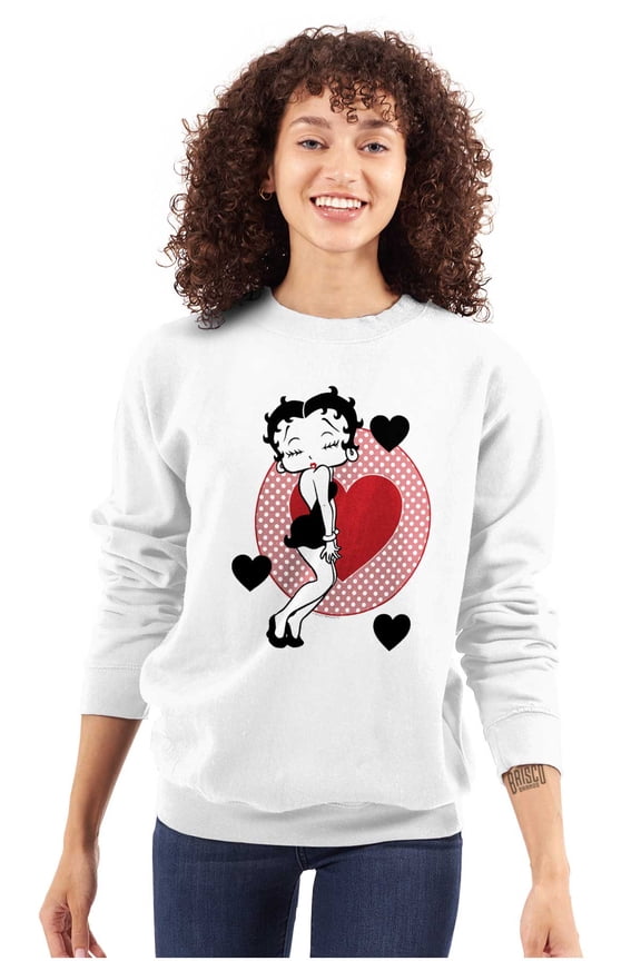 Cute Sassy Kissy Face Women Plus Size Sweatshirt Brisco Brands 2X