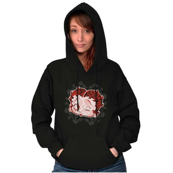 Betty Boop Cute Wink and Kiss Face Hoodie Sweatshirt Women Brisco Brands S