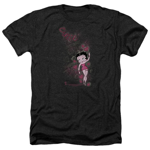 Betty Boop - Cutie - Heather Short Sleeve Shirt - Medium