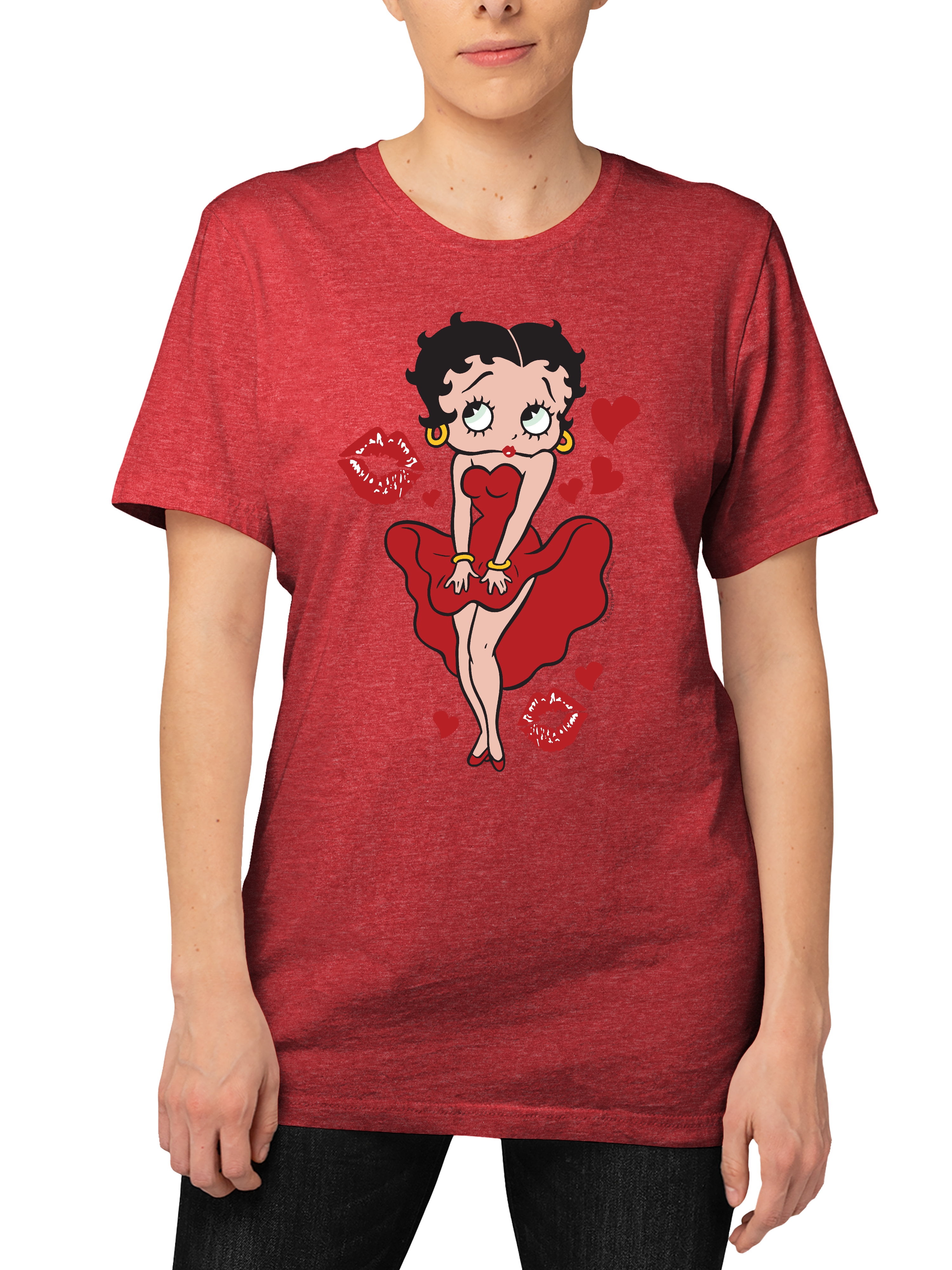 Betty boop t shirt dress cheap