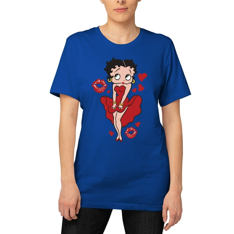 Betty Boop Vintage Blowing Dress T-Shirt Betty Boop Vintage Blowing Dress T-Shirt