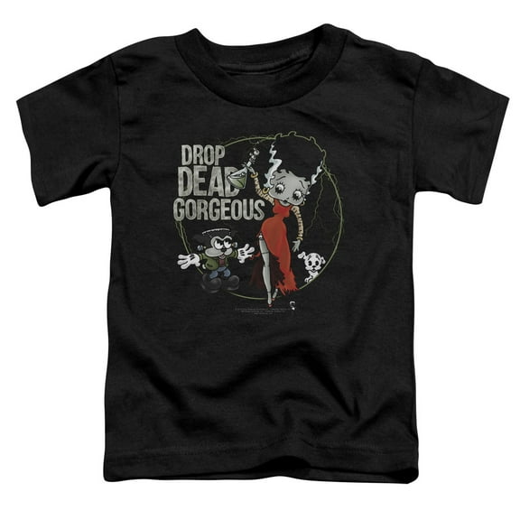 Betty Boop Drop Dead Gorgeous S/S Toddler T-Shirt Black