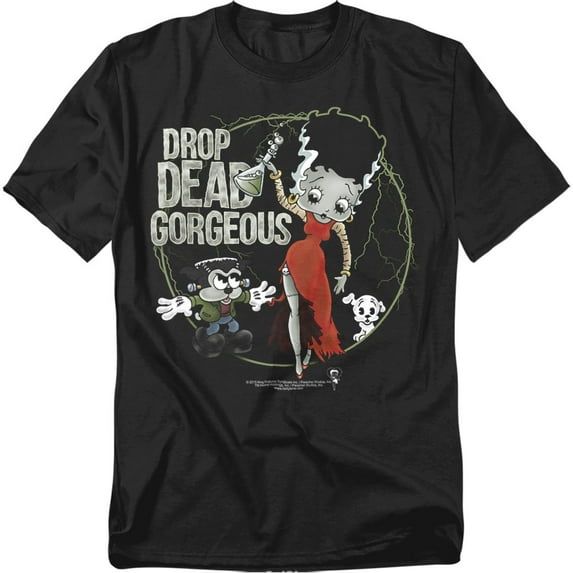 Betty Boop T-Shirt Drop Dead Gorgeous Unisex Graphic Tee For Men & Women