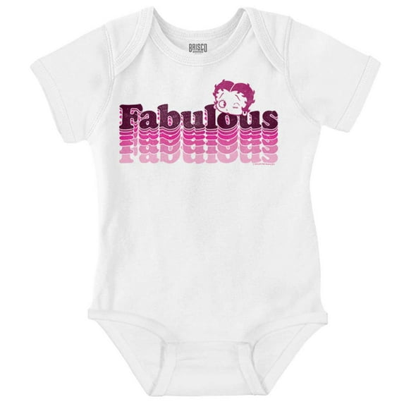 Betty Boop Fabulous Proud Strong Bodysuit Jumper Girls Infant Baby Brisco Brands 24M