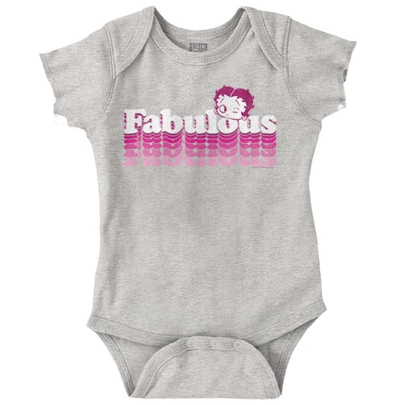 Betty Boop Fabulous Proud Strong Bodysuit Jumper Girls Infant Baby Brisco Brands 6M