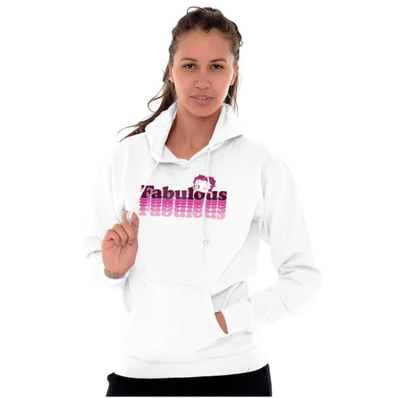 Betty Boop Fabulous Proud Strong Hoodie Sweatshirt Women Brisco Brands S