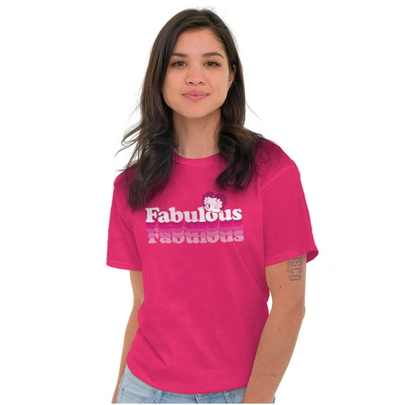 Betty Boop Fabulous Proud Strong Women's Graphic T Shirt Tees Brisco Brands S