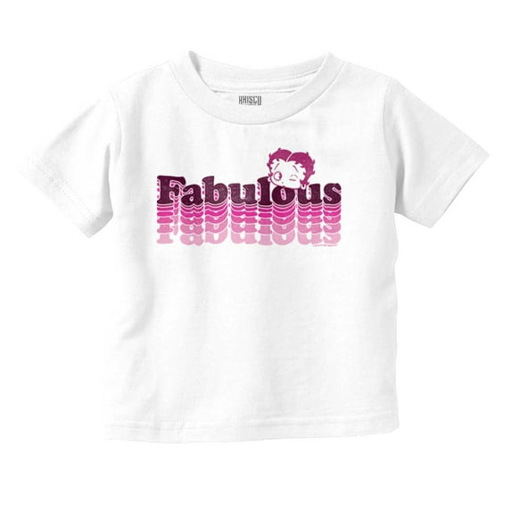 Betty Boop Fabulous Proud Strong Youth T Shirt Tee Girls Infant Toddler Brisco Brands 24M