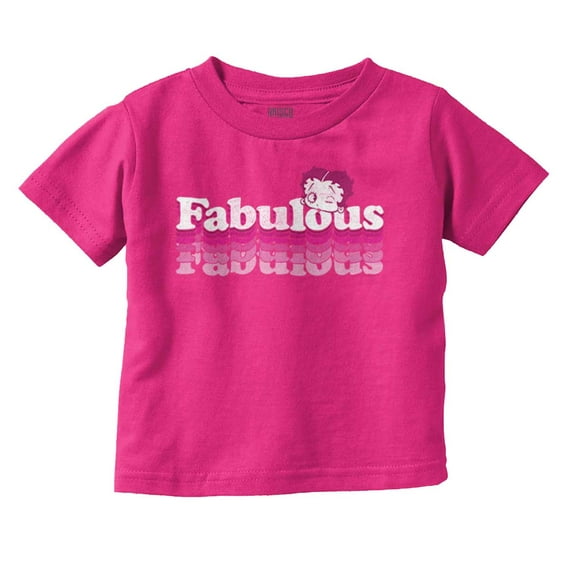 Betty Boop Fabulous Proud Strong Youth T Shirt Tee Girls Infant Toddler Brisco Brands 4T