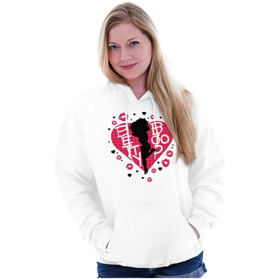 Betty Boop Fans Lovers Cute Heart Hoodie Sweatshirt Women Brisco Brands X