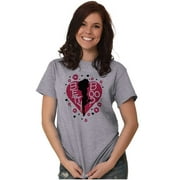 Betty Boop Fans Lovers Cute Heart Women's Graphic T Shirt Tees Brisco Brands S