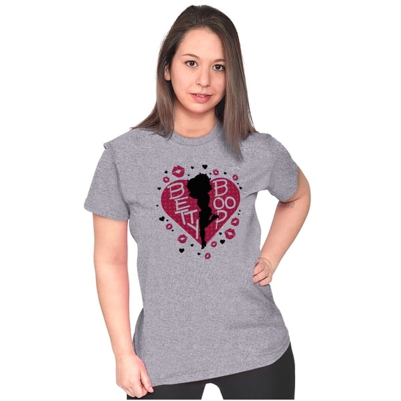 Betty Boop Fans Lovers Cute Heart Women's Plus Size Shirt Brisco Brands 3X