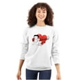 thumbnail image 1 of Betty Boop Fearless Girl Power Women Crewneck Sweatshirt Brisco Brands M, 1 of 6